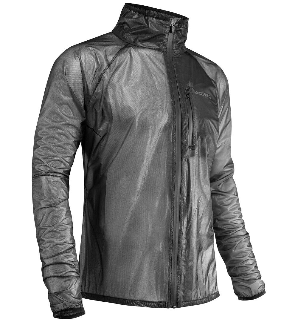 GIACCA ANTIPIOGGIA IMPERMEABILE CROSS ENDURO NERO TRASPAR ACERBIS RAIN DEK TG S
