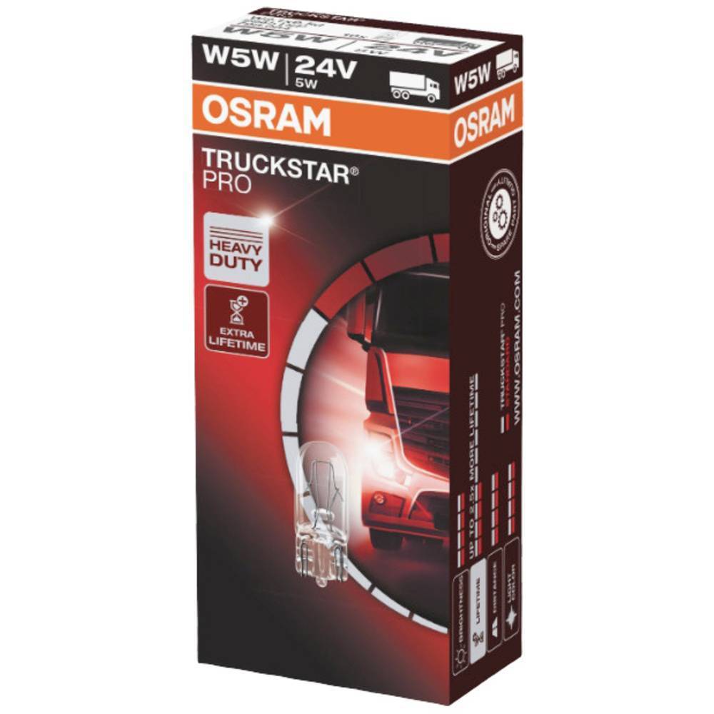 OSRAM 2845TSP Lampadina standard Truckstar W5W 5 W 24 V