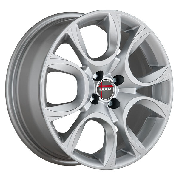 CERCHIO IN LEGA MAK TORINO W PER FIAT 500 5.5X14 4X098 SILVER UA9