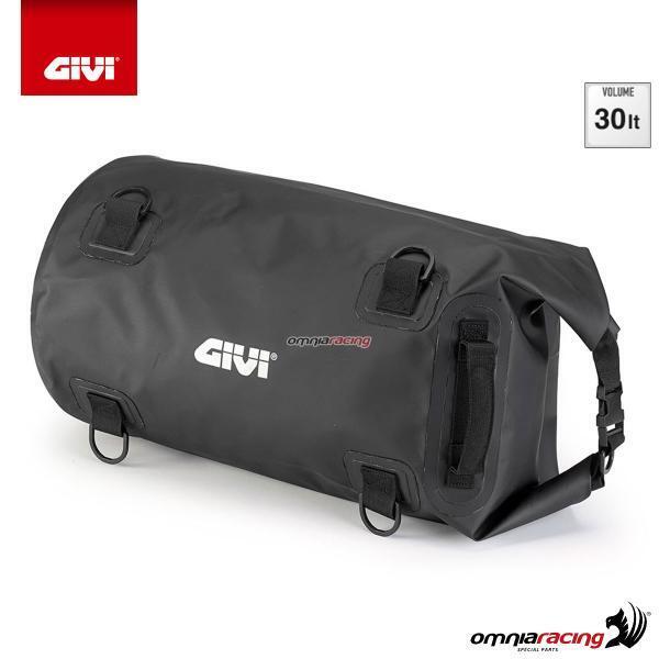 GIVI Easy-T waterproof cylinder seat bag 30 ltr black colour