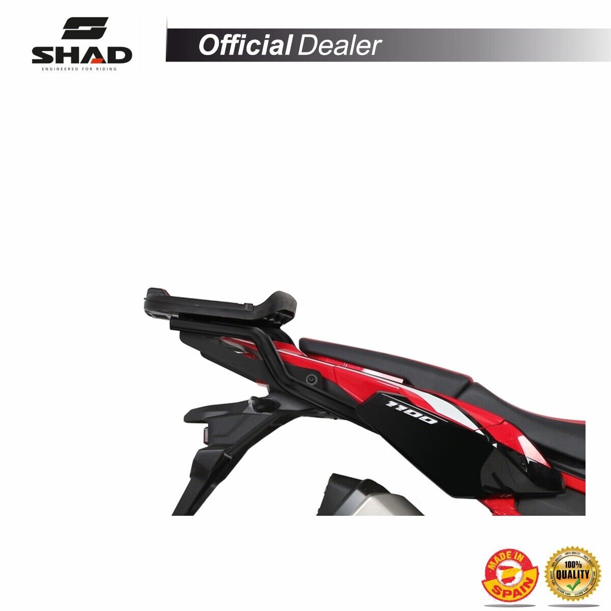 PORTAPACCHI TOP MASTER SHAD H0CR10ST FOR HONDA AFRICA TWIN 1100 2020-2021