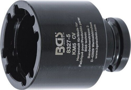 Bussola Per Lug Con Dente Interno KM5 Serraggio Rilascio Contro Noce BGS Tec