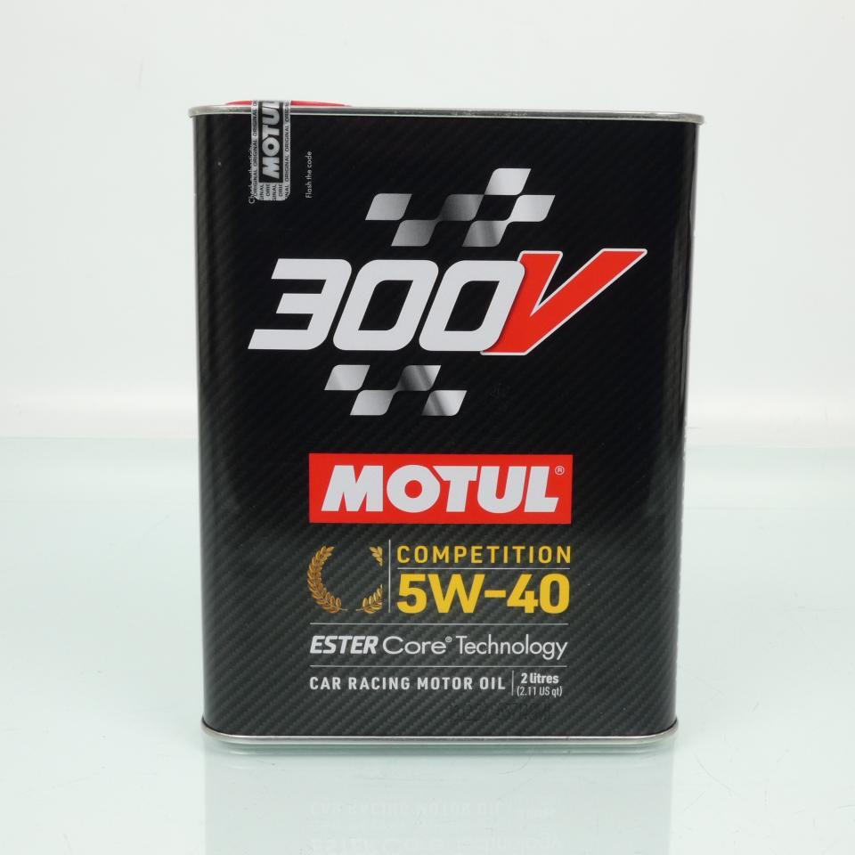 Motul 300V Competition Ester Core 5W40 2L lattina di olio lubrificante per auto