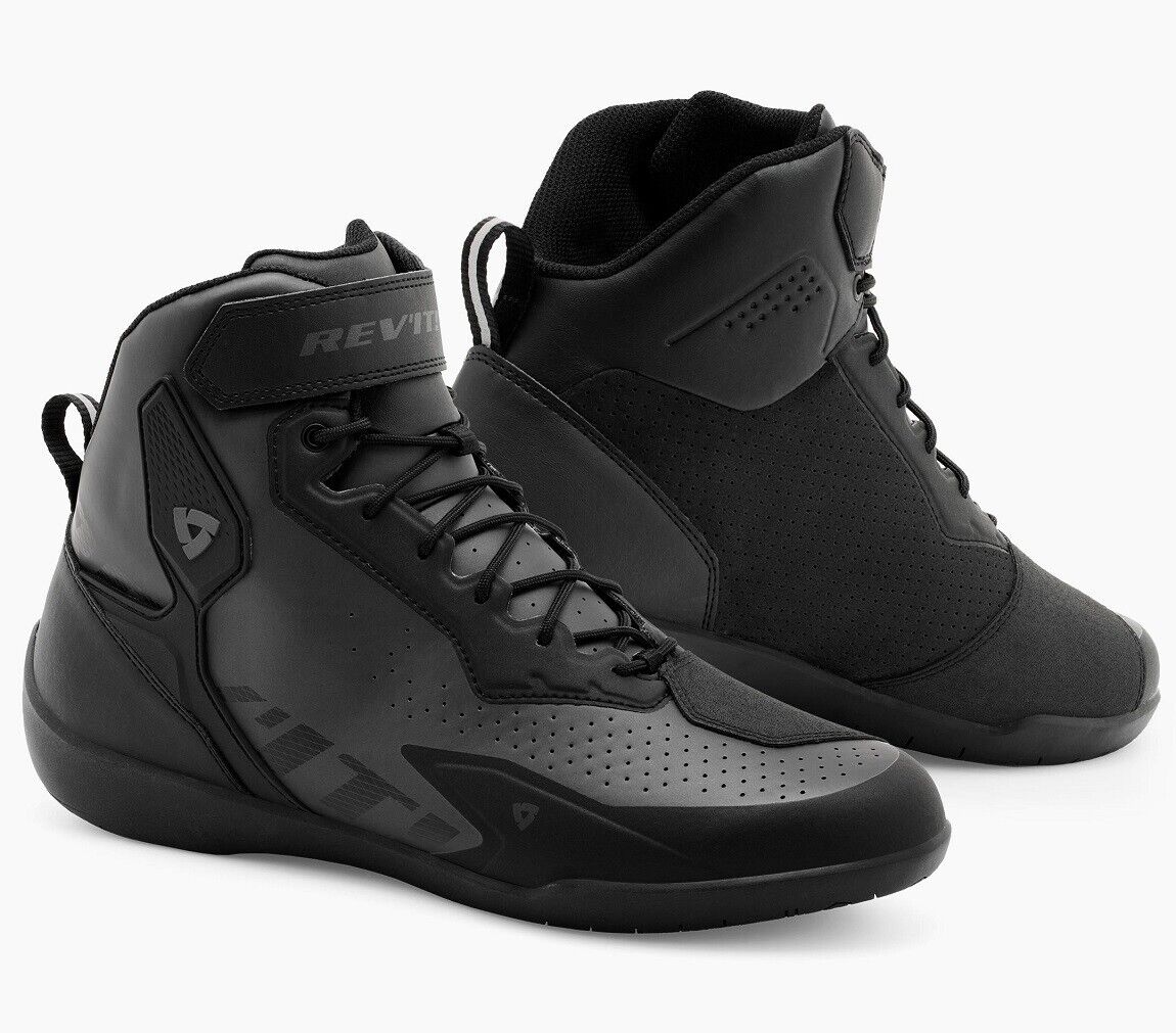 SCARPE STIVALI BOOTS ESTIVE MOTO REV'IT G-FORCE 2 AIR BLACK ANTHRACITE TG 44