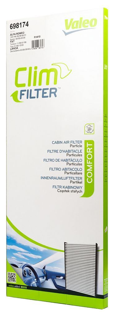 Clim Filter Comfort filtro abitacolo auto tipo particellare VALEO