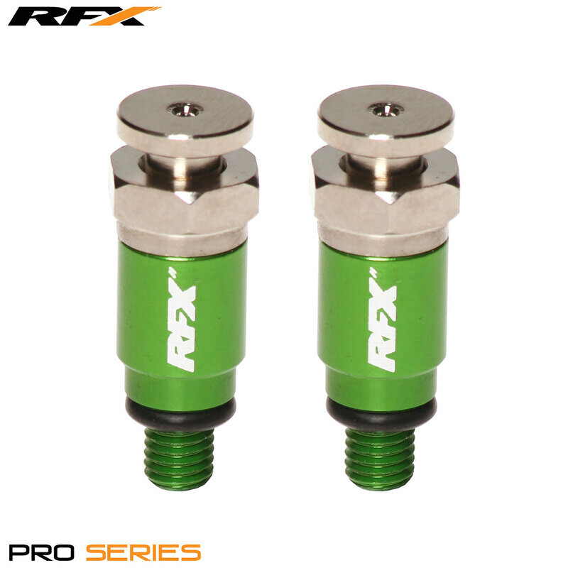 Kayaba/Showa RFX Pro M5x0.8 Fork Bleeders (Green)