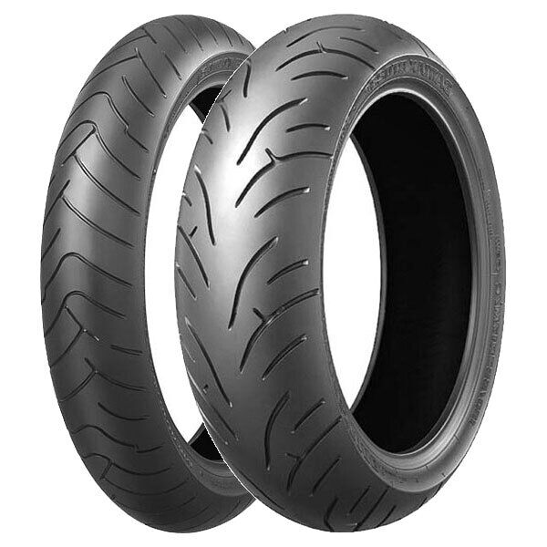 COPPIA GOMME BRIDGESTONE 110/80-18 BT023 + 190/55-17 BT023 GT