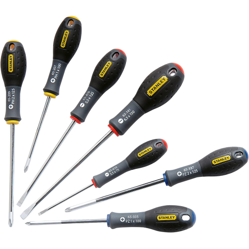 STANLEY 0-65-438 Cacciaviti, Std - Str - Ph - Pozi, Set di 7 pz