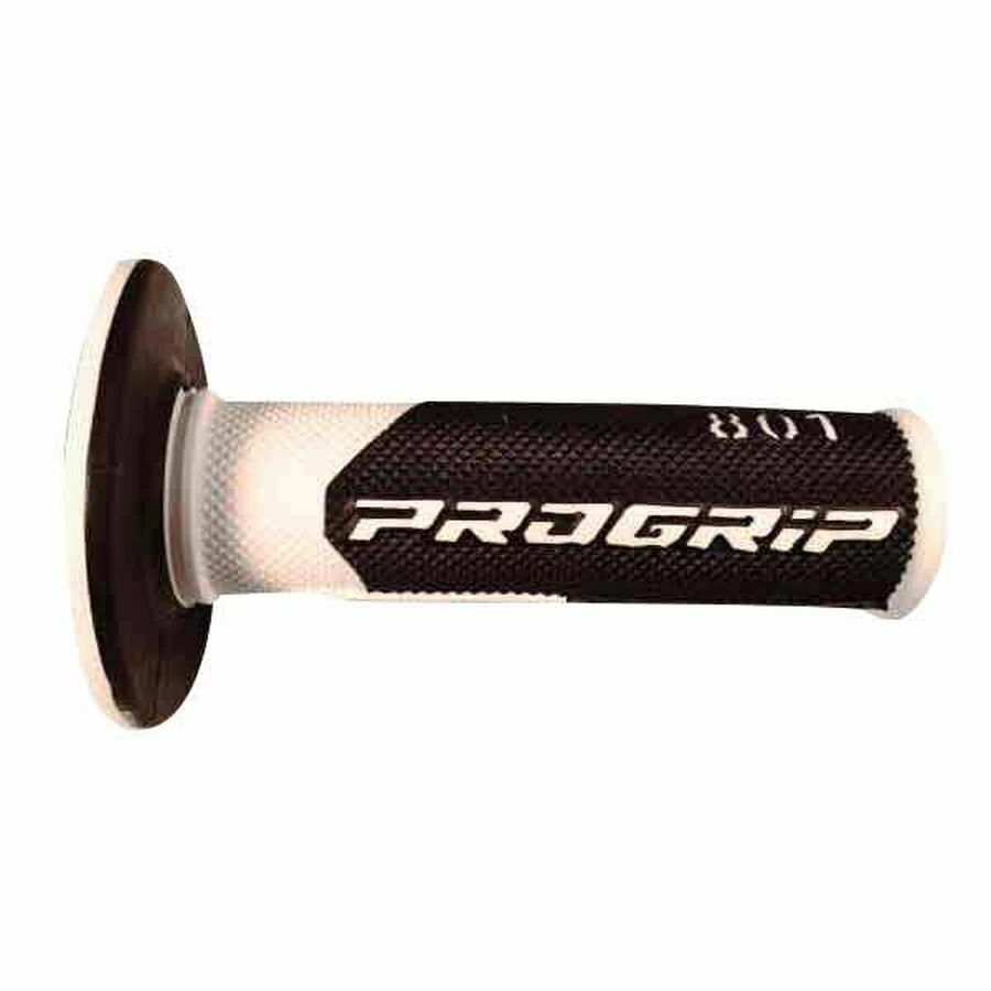 COPPIA MANOPOLE MOTO CROSS PROGRIP 801 BIANCO