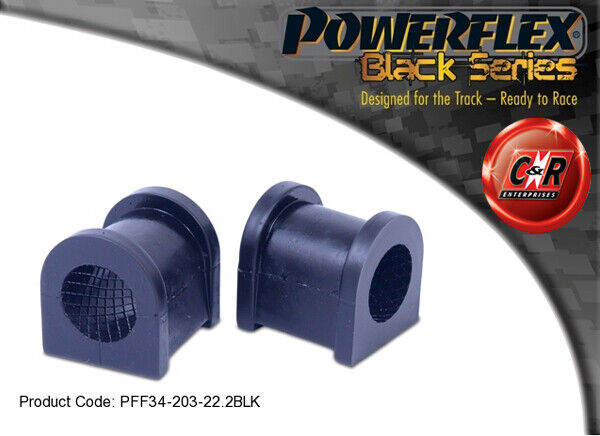 Powerflex Black F. Arb Spazzole 22.2mm Per Elise Serie 1 96-01 PFF34-203-22.2BLK