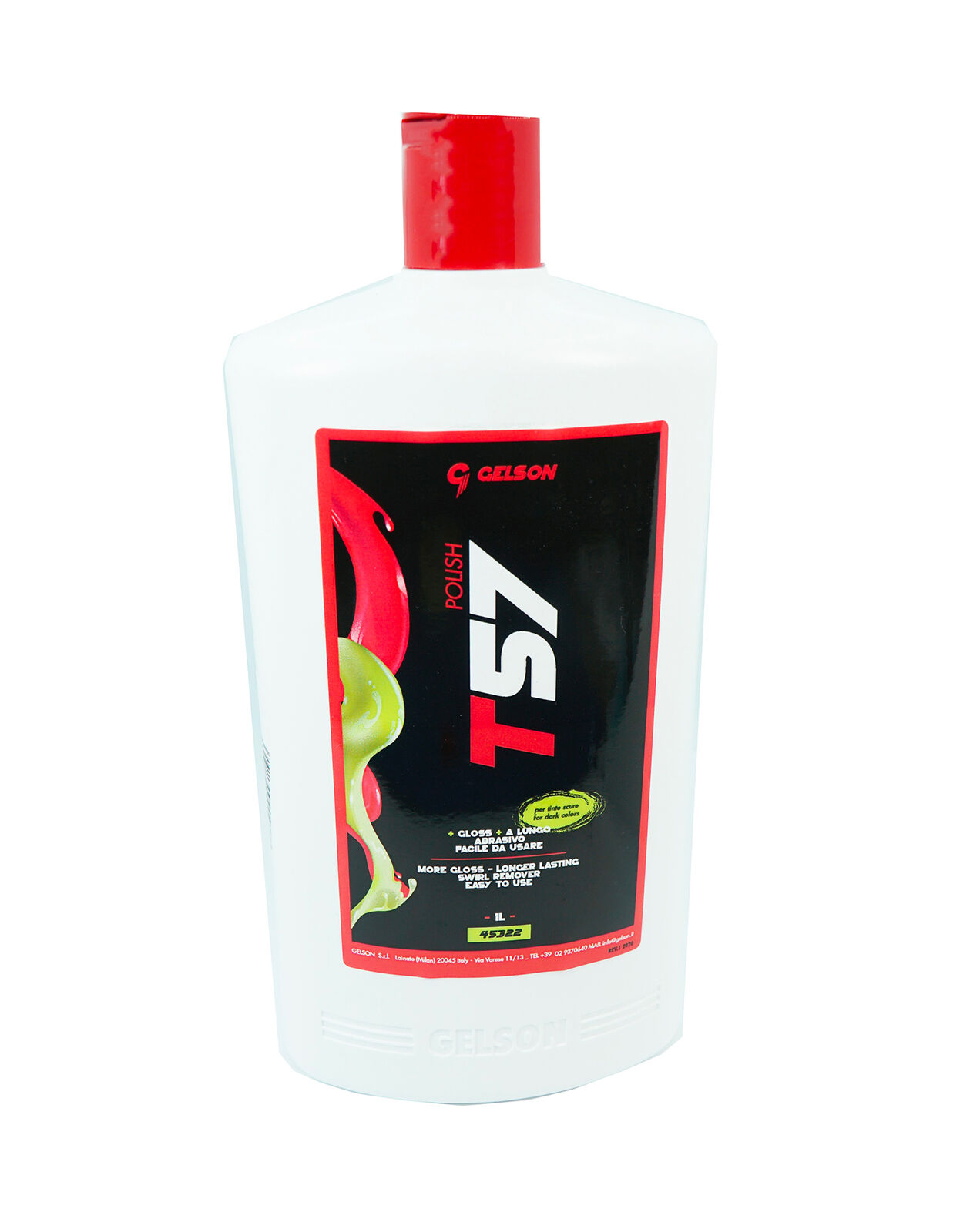 GELSON 45322 POLISH T57 NERO 1 LITRO