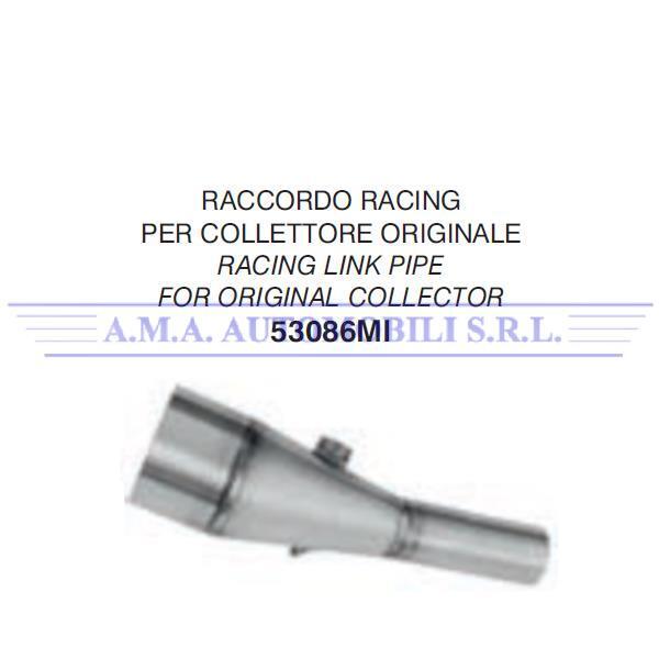 Raccordo racing per scarico Urban Honda SH 350 Anni 2021 2022