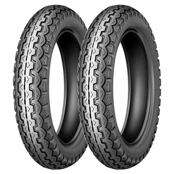 COPPIA GOMME DUNLOP 2.75 -18 42S + 3.00-18 47S K82