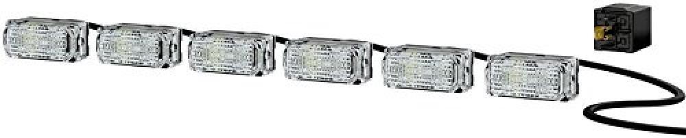 HELLA 2PT 980 789-861 Kit luce guida diurna - LEDayFlex - LED - 12V - NUOVO