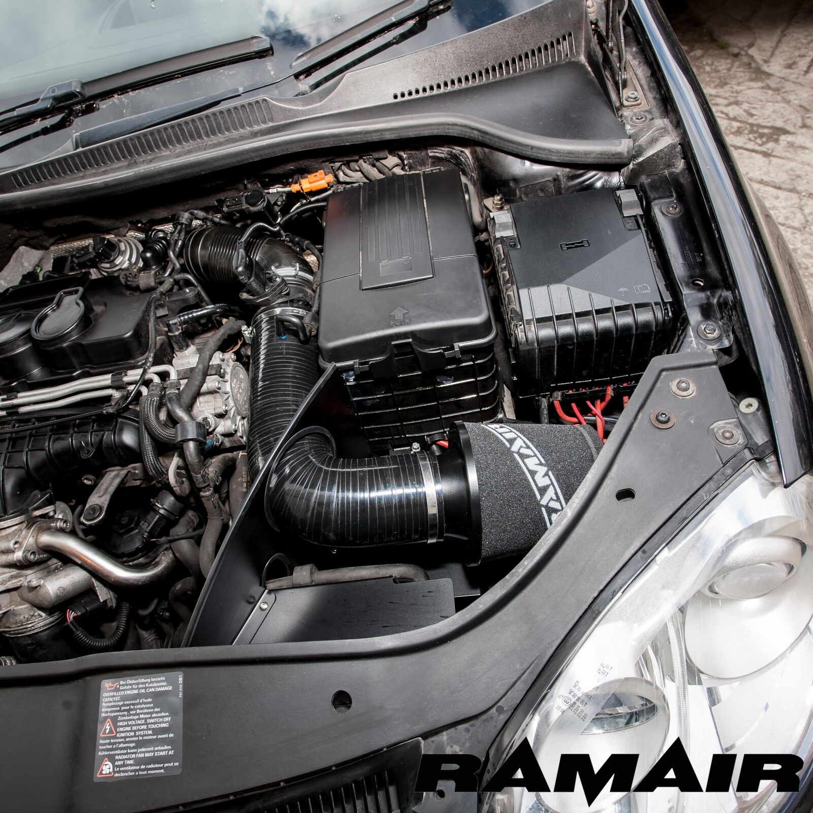 Kit di aspirazione Ramair Performance Induction per VW Audi Seat 1.9 & 2.0 TDI