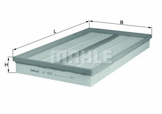 Filtro aria  MAHLE ORIGINAL LX1573 MERCEDES-BENZ