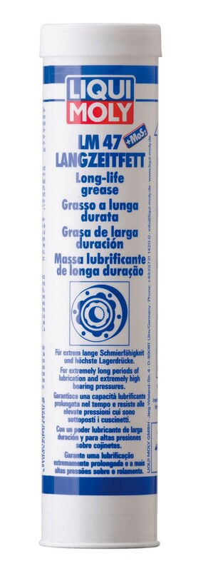 Cartuccia 400g Di Grasso Di Lunga Durata Liqui Moly Lm 47 + mos2 per Moto
