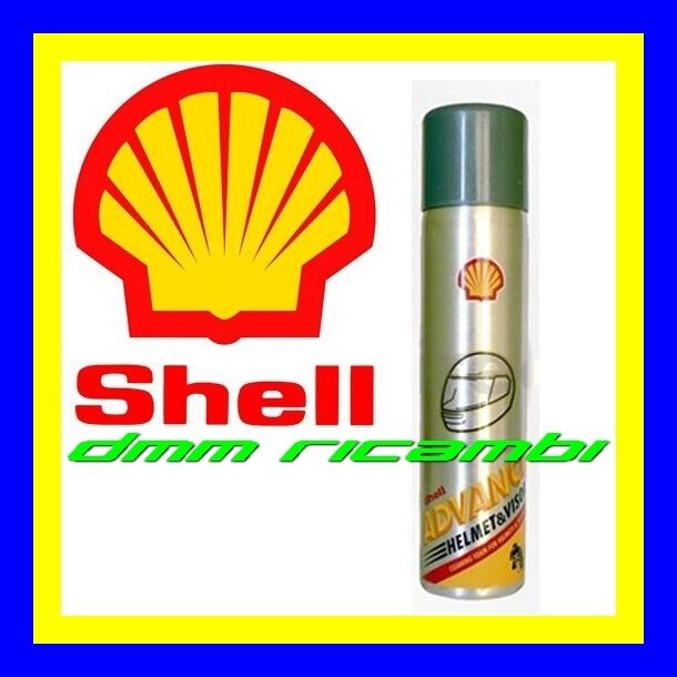 Pulitore Spray SHELL ADVANCE HELMET & VISOR pulizia Casco Visiera Carena Moto