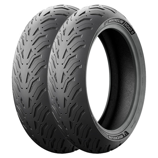 COPPIA GOMME MICHELIN 110/80-19 (59W) ROAD 6 + 190/55-17 (75W) ROAD 6 GT