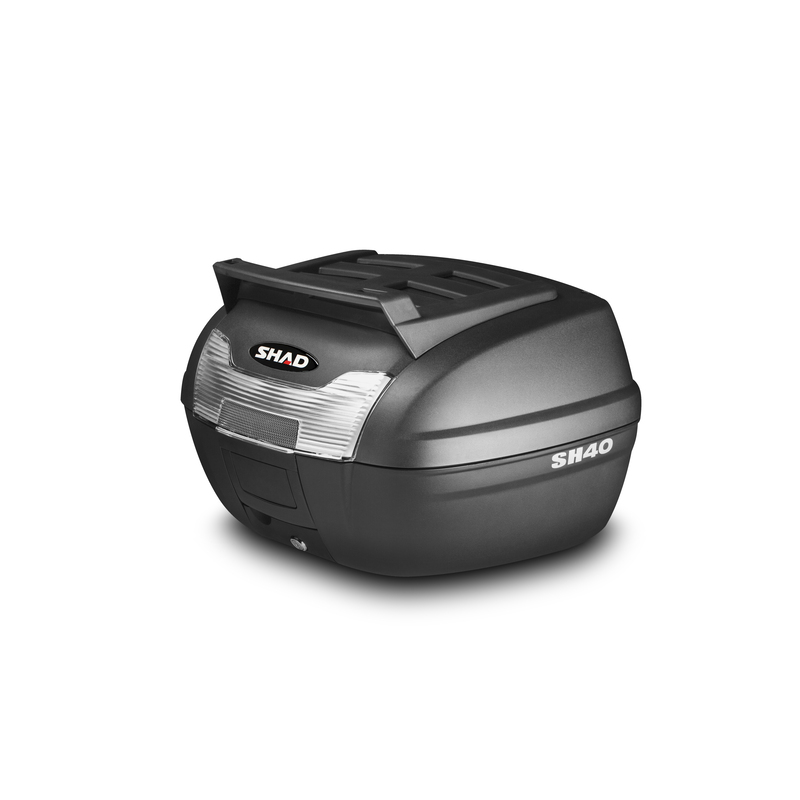 Baule SHAD sh40 Cargo Nero/Nero per Moto Ricambi Ciclomotore Accessori