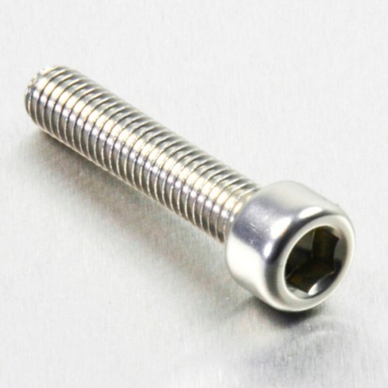 Vite di Alluminio pro-Bolt Testa Cilindrica m6 X (1.00mm) X 30mm Argento