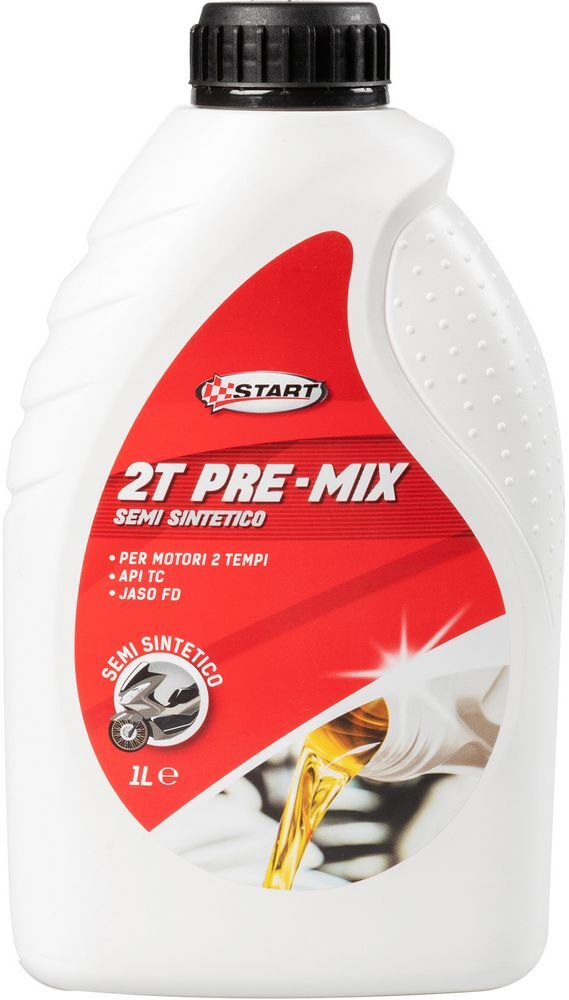 573068 Lubrificante sintetico per moto a 2 tempi pre-mix 1L