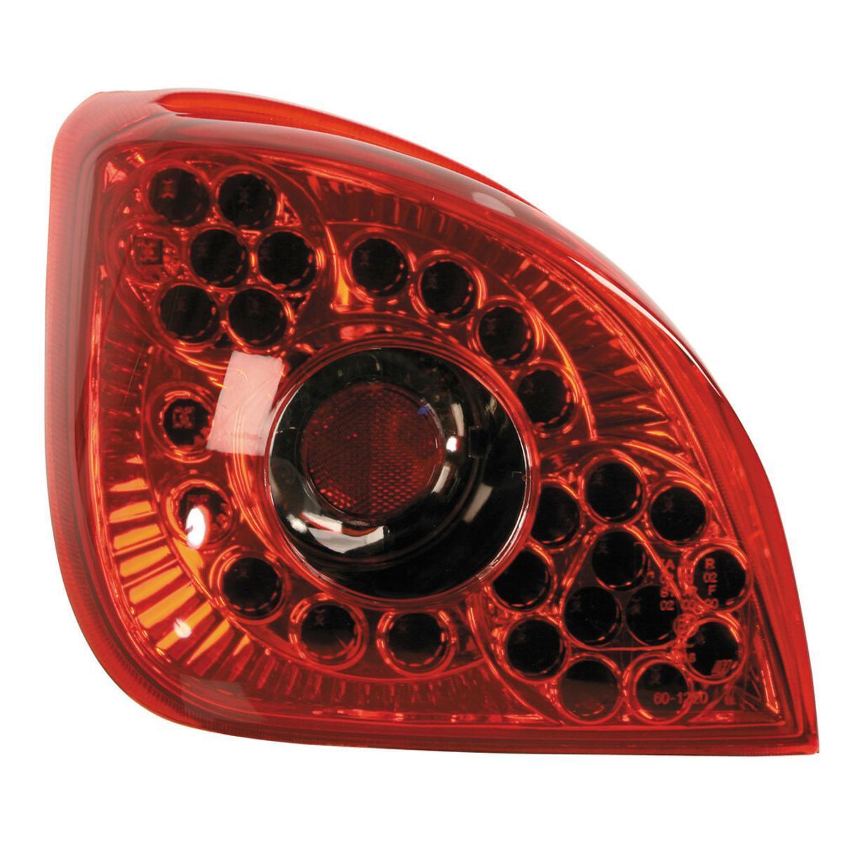 COPPIA FANALI POSTERIORI LED -  FORD FIESTA IV (8/95-1/02) - ROSSO PILOT