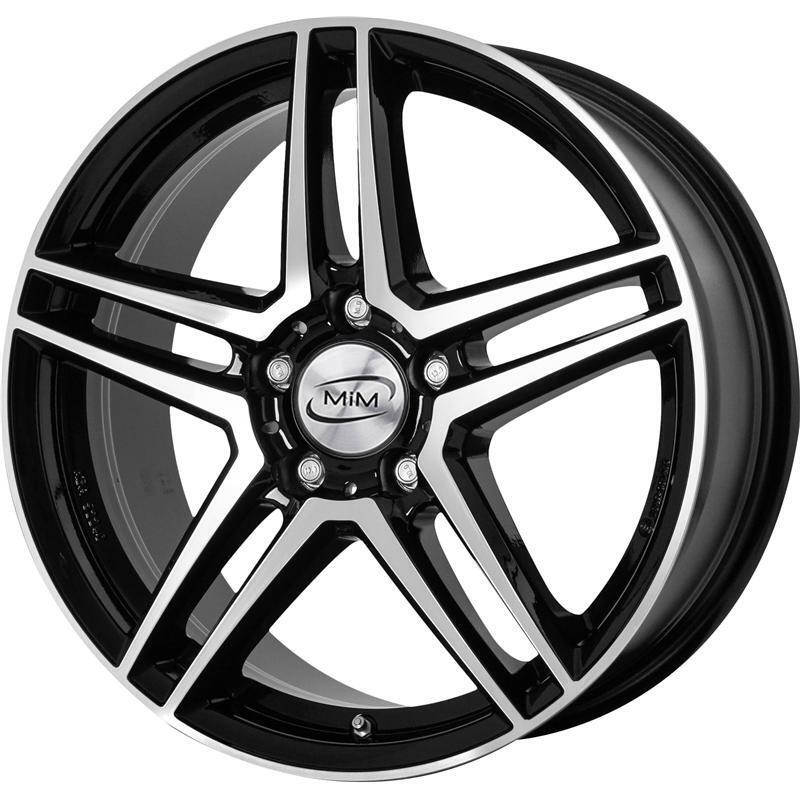 Cerchi in lega per SKODA Octavia 18" - MIM TRAFFORD BLACK POLISH