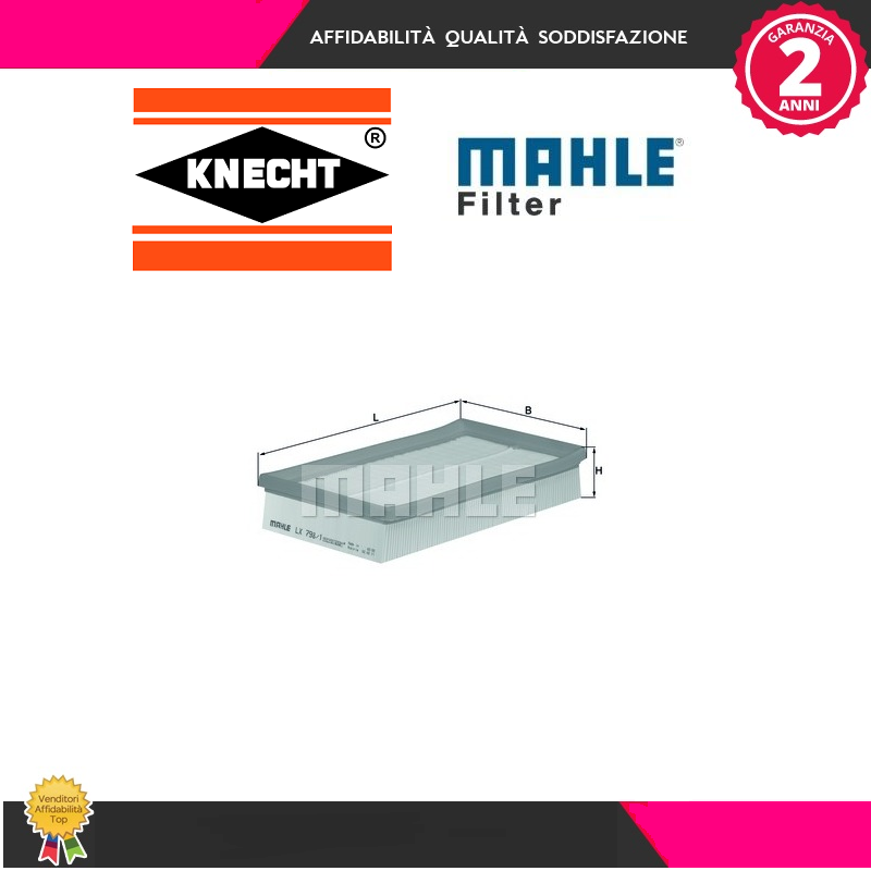 LX7981 Filtro aria (MARCA-KNECHT)