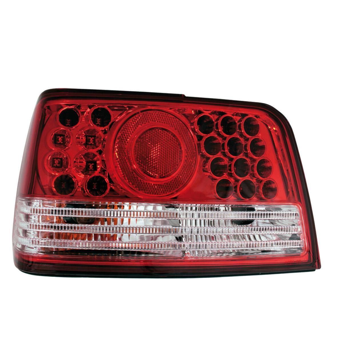 COPPIA FANALI FARI LUCI POSTERIORI LED per BMW E36 4 PORTE (9/90-3/98) ROSSO LED