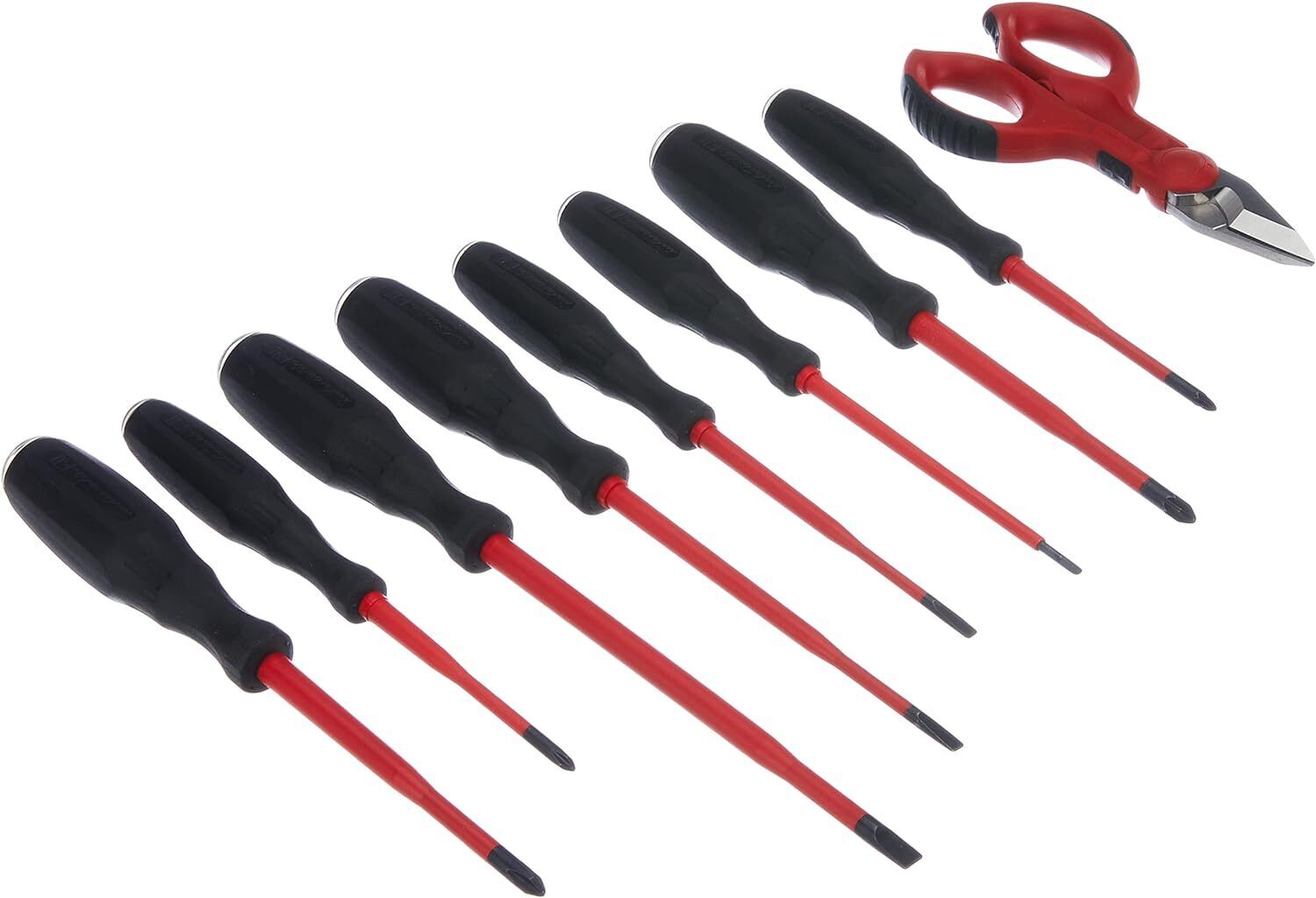 Intercable Set 8 Giraviti con Forbici F1 da elettricista