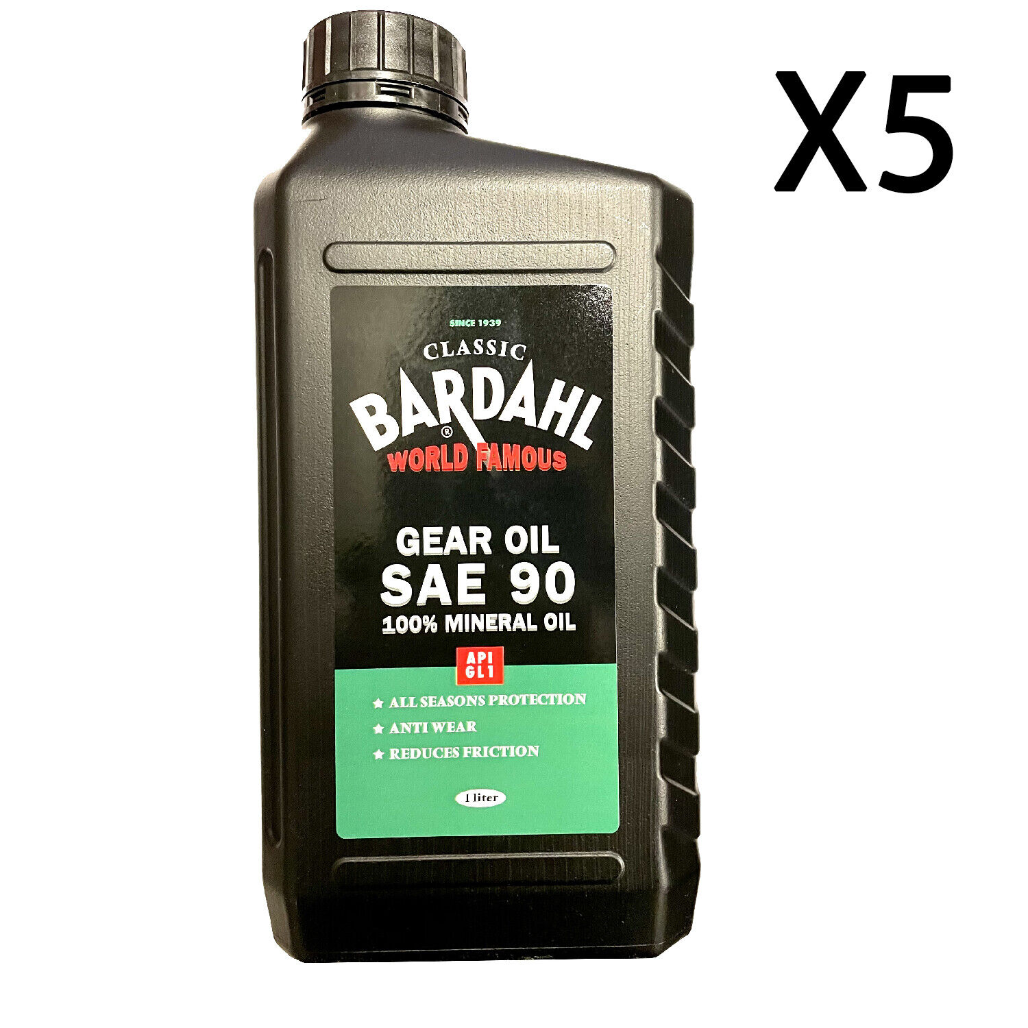 5 Litri Olio Cambio Trasmissione Bardahl Classic Gear Oil Sae 90 ApiGL1 Minerale