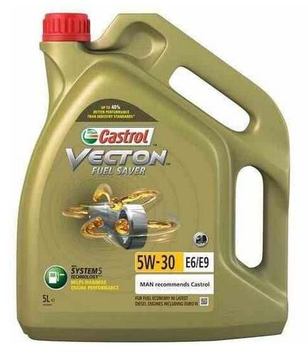 Olio 5W-30 E6/E9 CASTROL Vecton Full Saver 5L