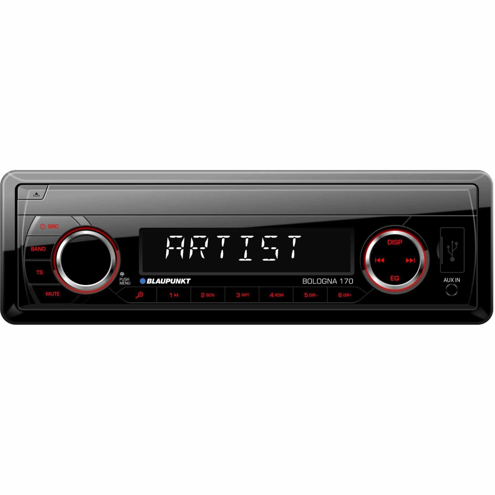 Blaupunkt Autoradio Stereo Bologna 170 USB Ingresso Aux senza Parti Mobili Retro