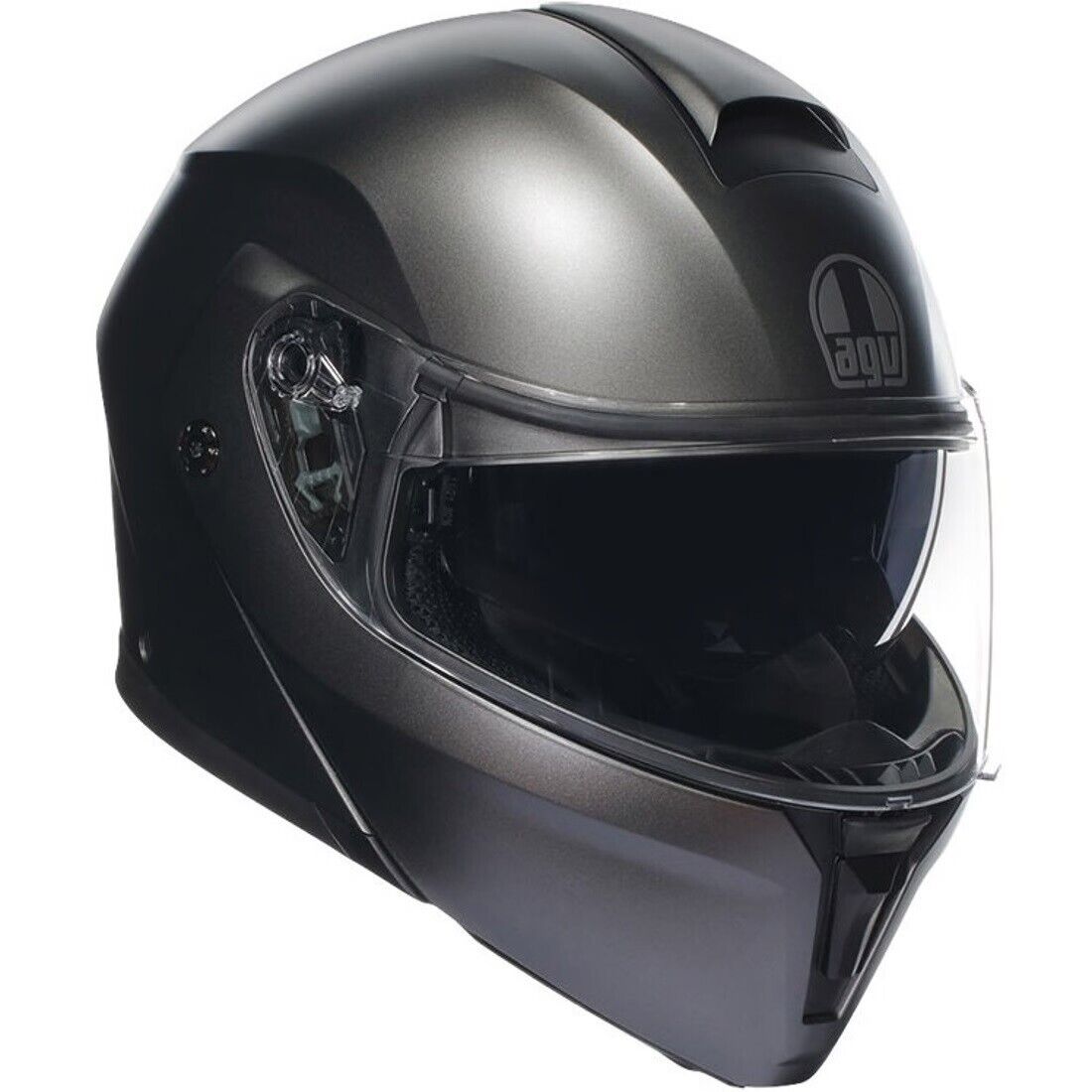 CASCO MOTO MODULARE 22.06 AGV STREETMODULAR ASFALTO GREY MATT GRIGIO TG XL