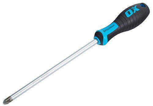 OX Tools OX-P363020 Cacciavite PRO Pozi, Multicolore, PZ4x200mm (x8o)