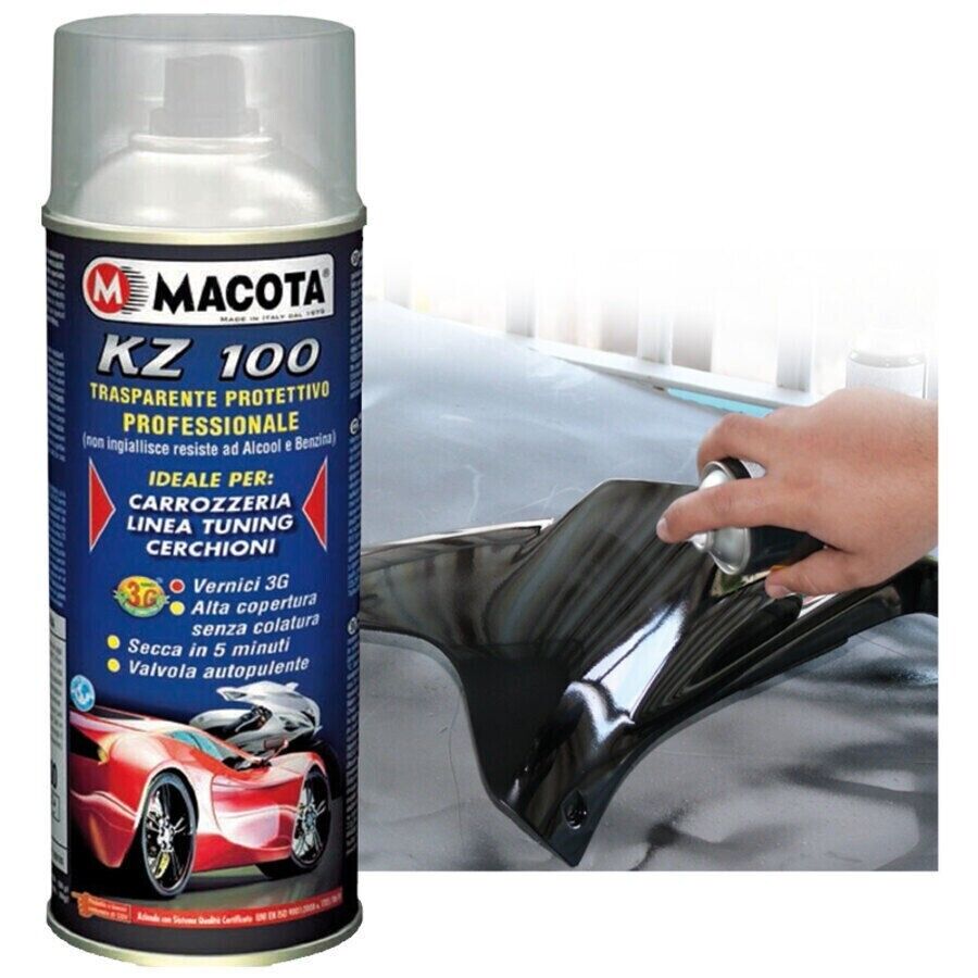 MACOTA KZ100 spray protettivo TRASPARENTE OPACO vernice tunning auto 400 ml