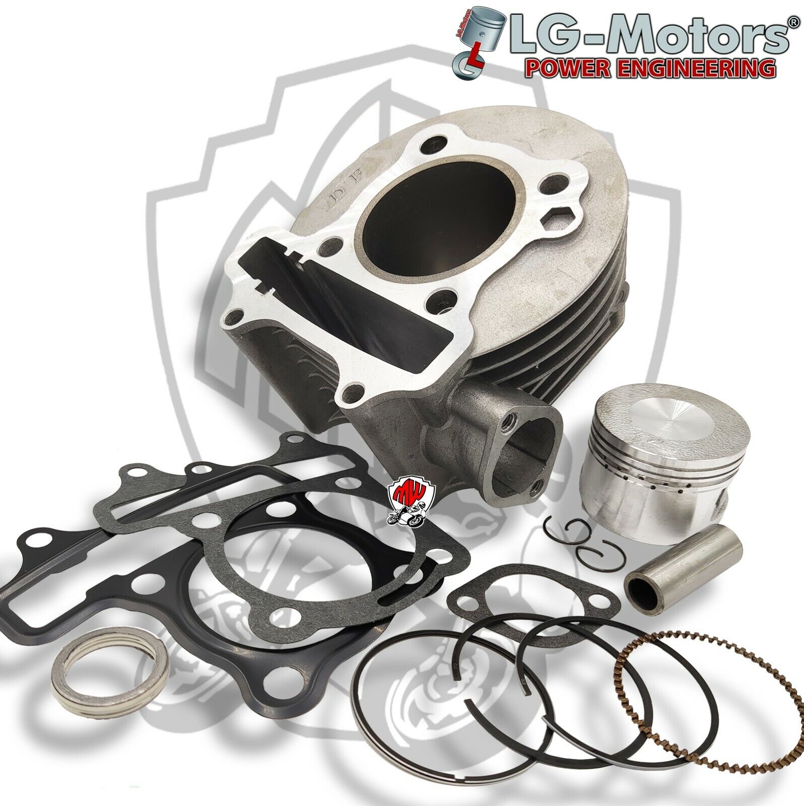 GRUPPO TERMICO TIPO ORIGINALE ø52 CILINDRO 125cc KYMCO AGILITY PLUS 125 2014