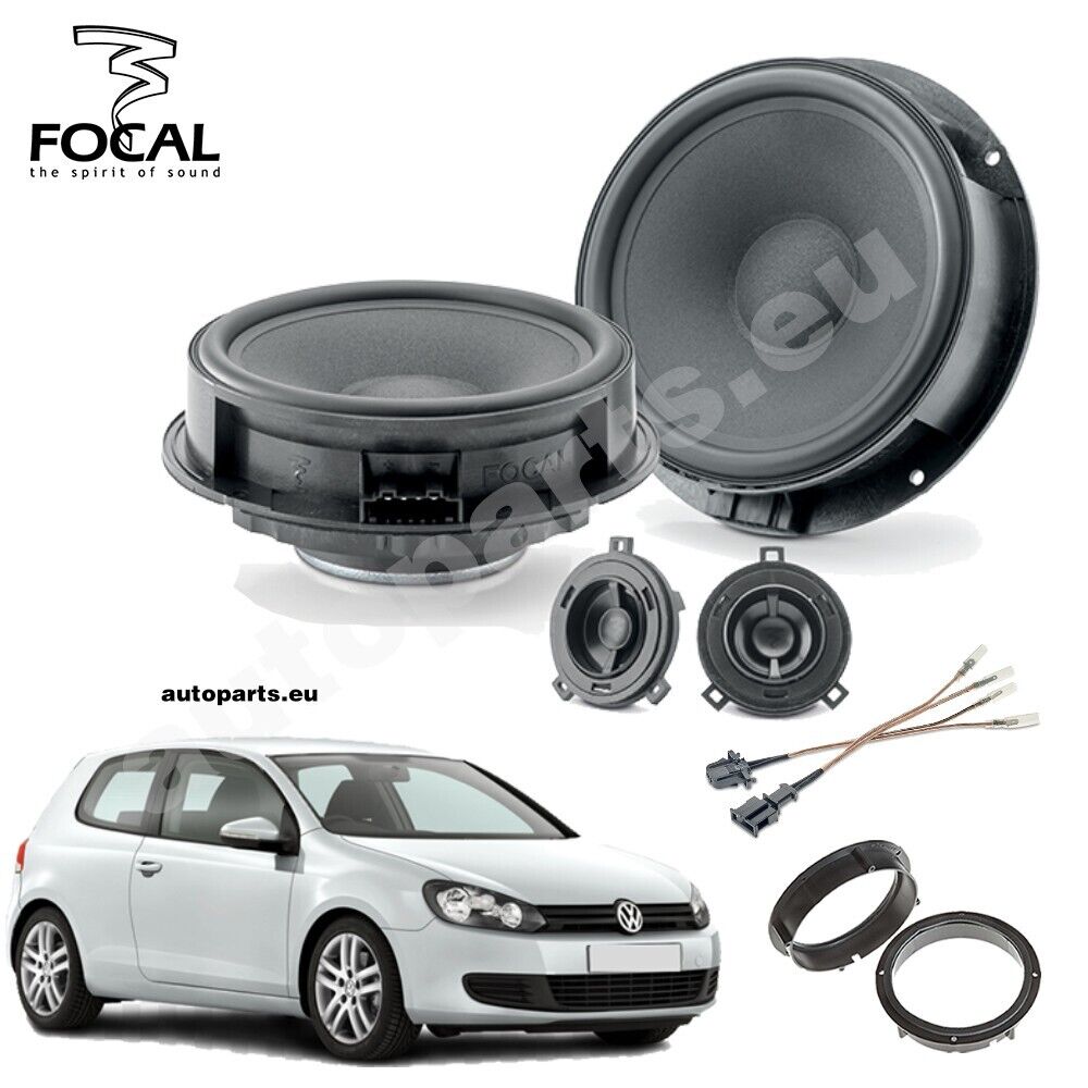 Kit 4 Casse Altoparlanti Focal Anteriori o Posteriori Volkswagen Golf VI (6)