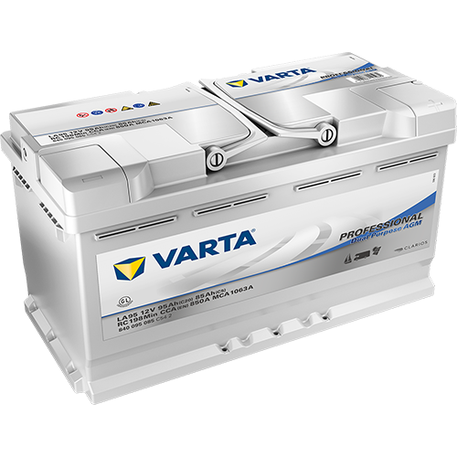 Batteria Auto Varta AGM LA 95 12V 95AH 850A 175x353x190mm per camper e barche