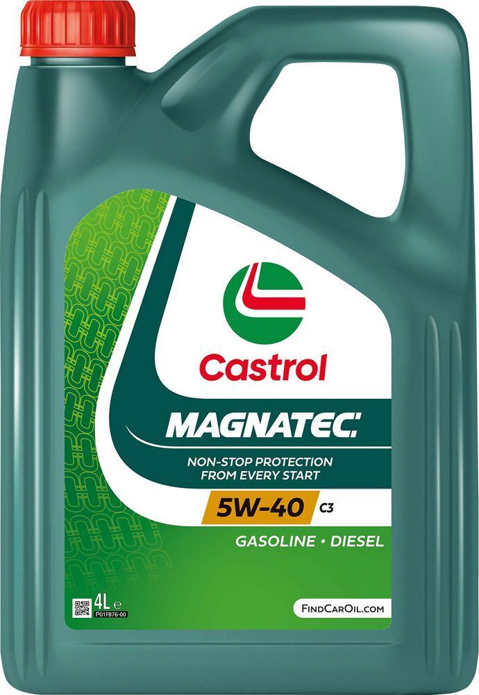 Olio lubrificante Magnatec 5W40 C3 4L per motore auto Oil CASTROL