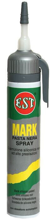 PASTA NERA SILICONICA GUARNIZIONE MOTORI AUTO MOTO SILICONE MASTICE EST 200ml