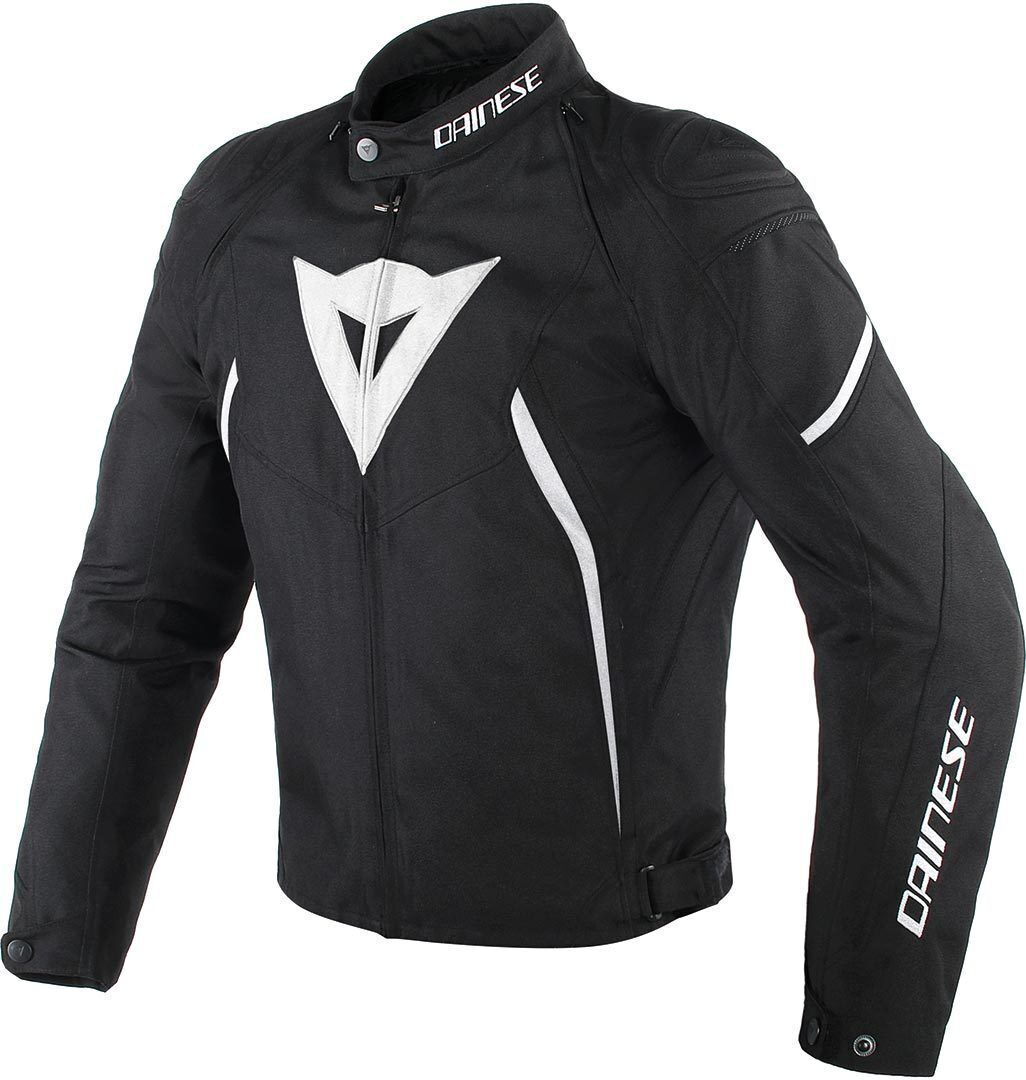 GIACCA JACKET MOTO DAINESE AVRO D2 TEX BLACK WHITE NERO INTERNO STACCABILE TG 48