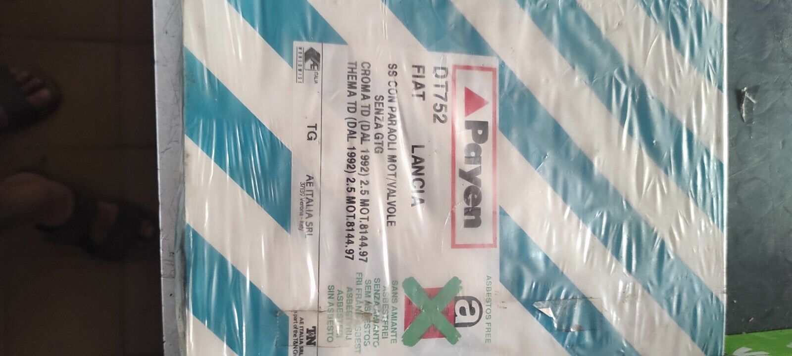 SERIE SMERIGLIO PAYEN DT752  FIAT,LANCIA SENZA GTG
