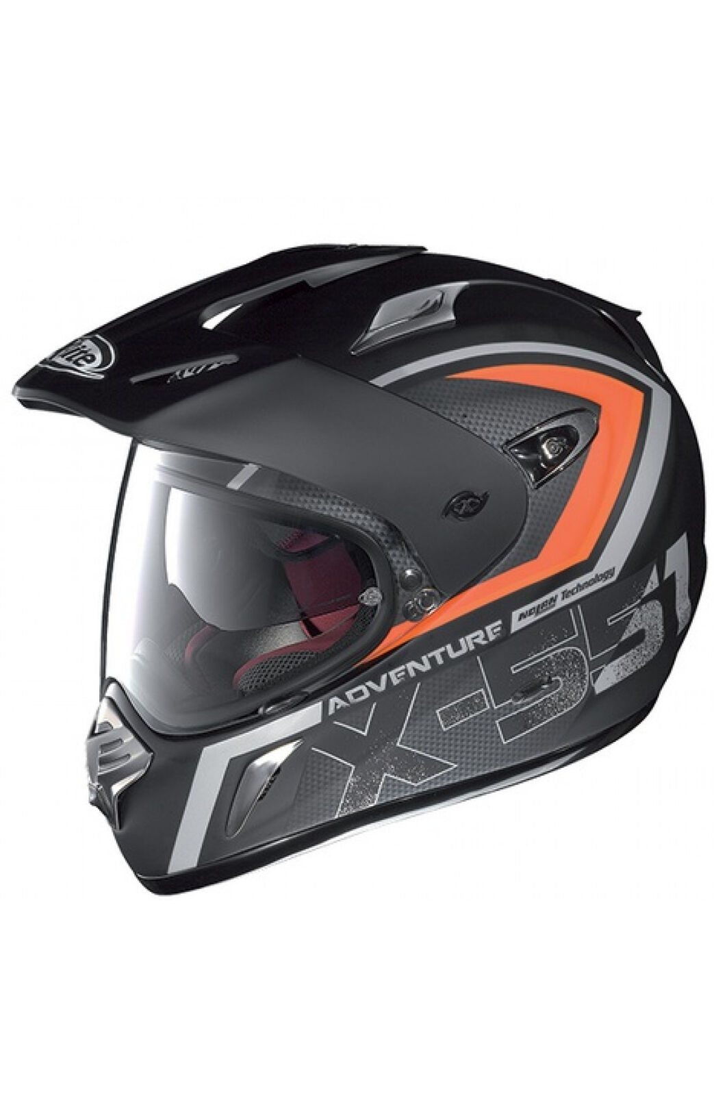 xlite casco moto inetgrale x-551 gt adventure 011 flat nero xxl