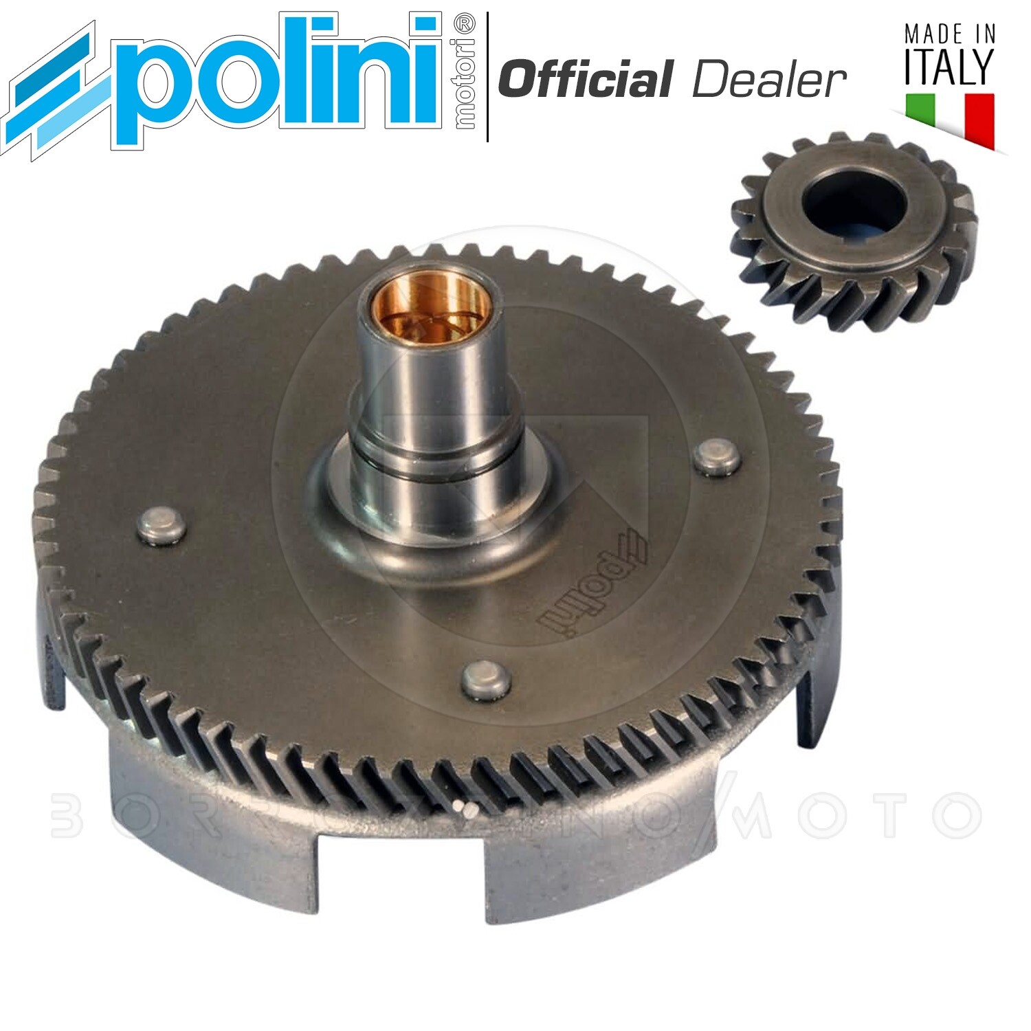 CAMPANA FRIZIONE POLINI RAPPORTI ALLUNGATI 18-67 PIAGGIO VESPA 50 -  APE 50