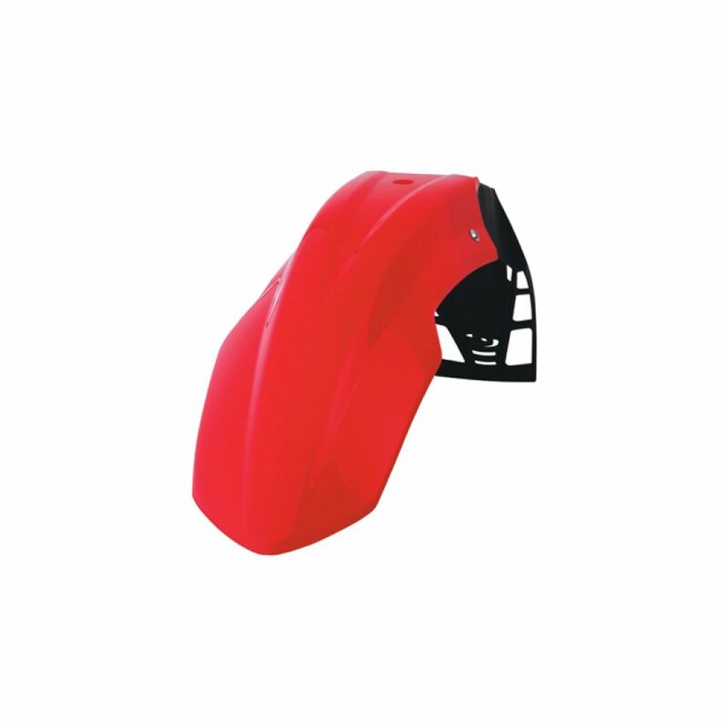 Parafanghi Anteriore Universale POLISPORT Freeflow Rosso per Moto