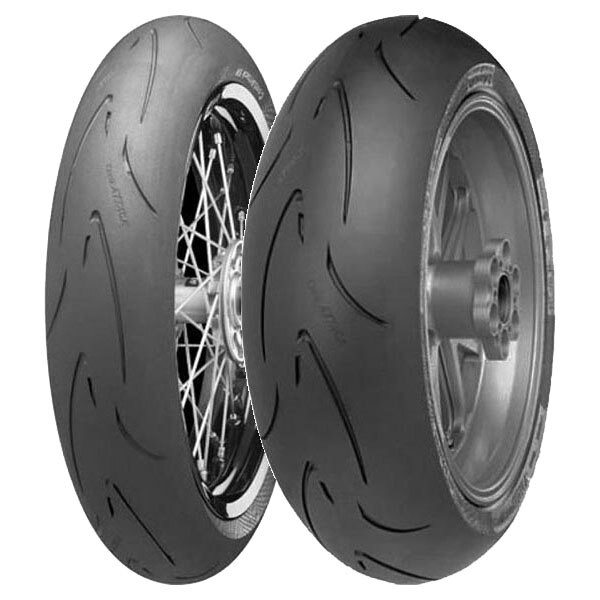 COPPIA GOMME CONTINENTAL 110/70-17 54H + 150/60-17 66H ATTACK SM EVO