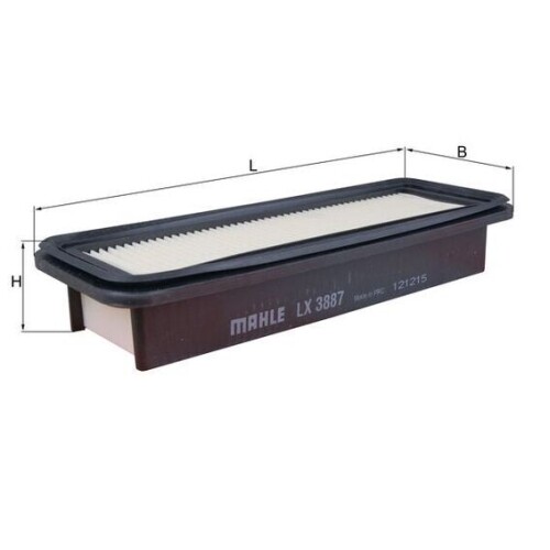 Filtro Aria Mahle LX 3887 per Nissan