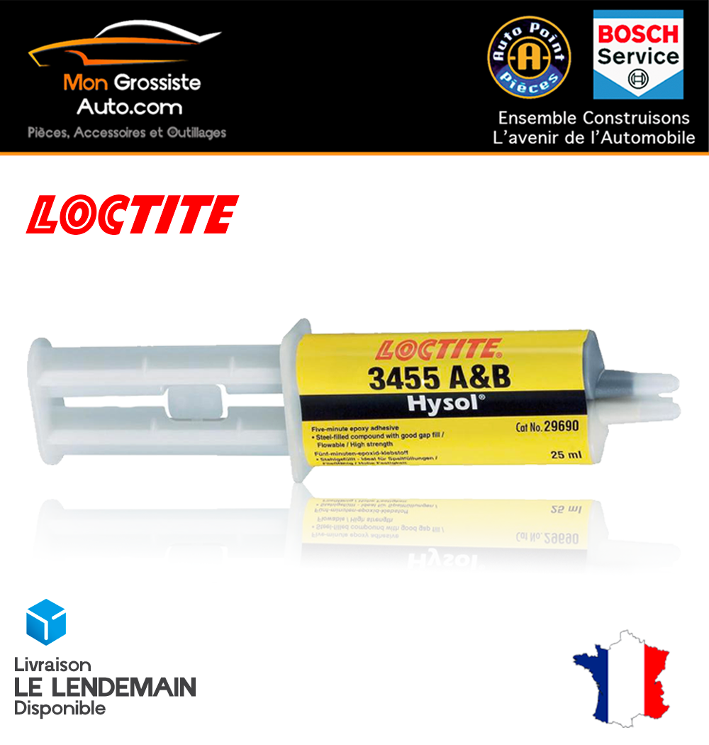 LOCTITE 3455 Resina Epossidica 5 Min Poxymatic Alluminio Riparatore Metallo 25mL